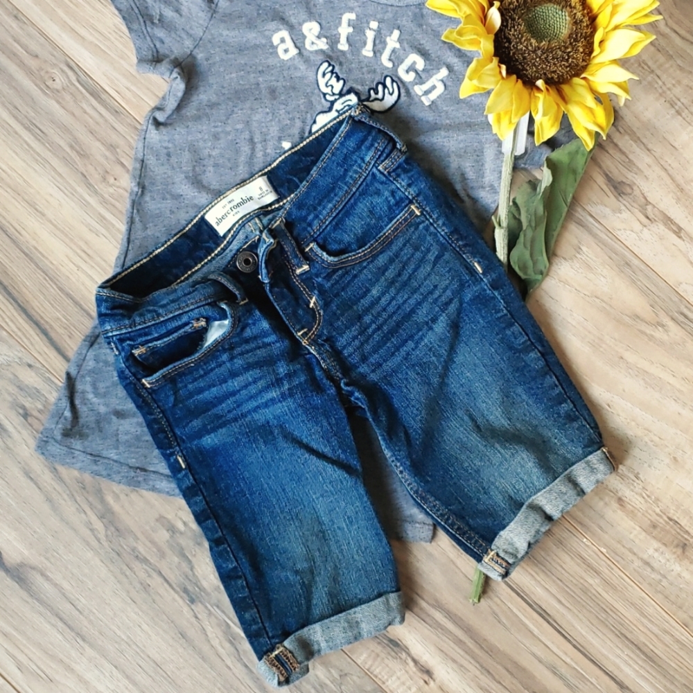 Abercrombie jean shorts girls